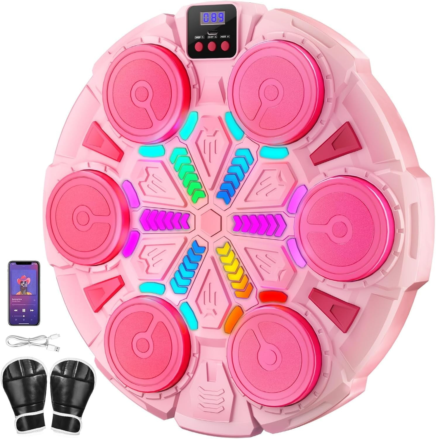 Music Boxing Machine for Adults,Bluetooth Smart Boxing Training Machine ...