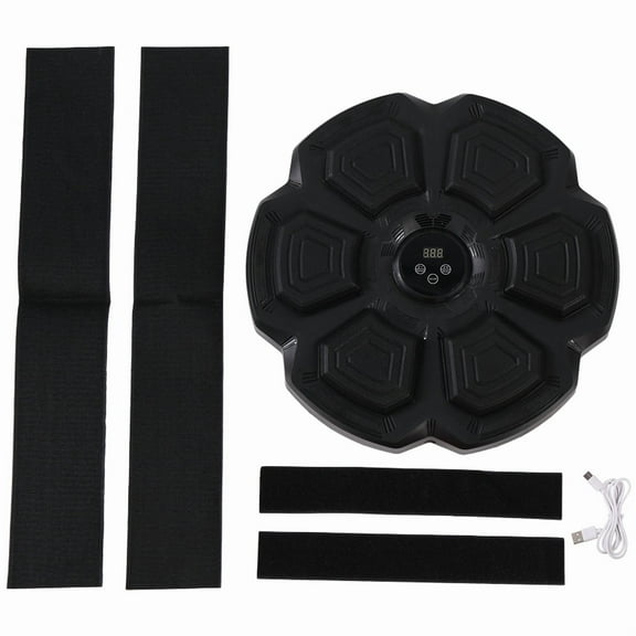 Music Boxing Machine Boxing Training Smart Boxing Game for Kids Adults Home Exercise Equipment Black
