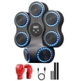 thumbnail image 1 of Music Boxing Machine For Adults, Music Boxing Machine For Kids, Home Gym, Smart Wall-Mount Training Equipment With Bluetooth & LED Lighting, 1 of 7