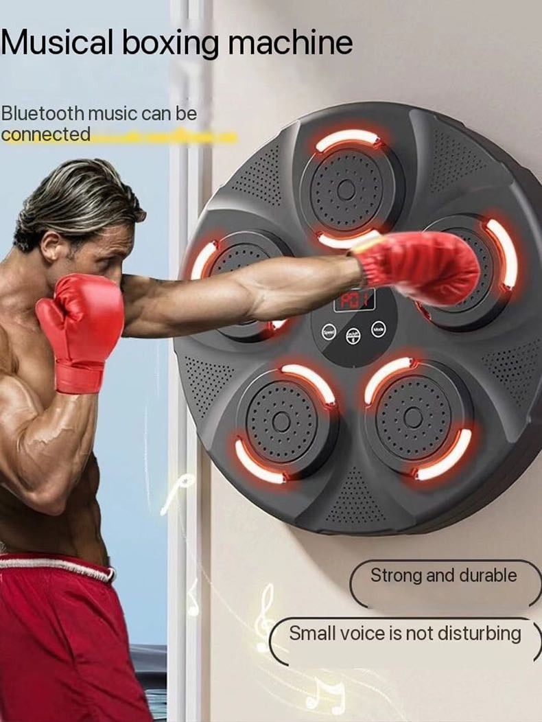 Boxing Machine Music Wall Mount Training Home Gym