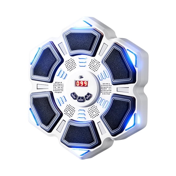 Music Boxing Machine with LED Lights for Adults and Kids , Smart Bluetooth Boxing Training Equipment with Gloves Wall Mounted, Workout Punching Machine for Home,Office and Gym
