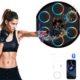 thumbnail image 1 of Music Boxing Machine, Smart Bluetooth Boxing Machine for Adults & Kids with 2 Boxing Gloves, 12 Modes/Speeds, Wall Mounted Music Boxing Workout Equipment for Home Office Gym(Black), 1 of 15