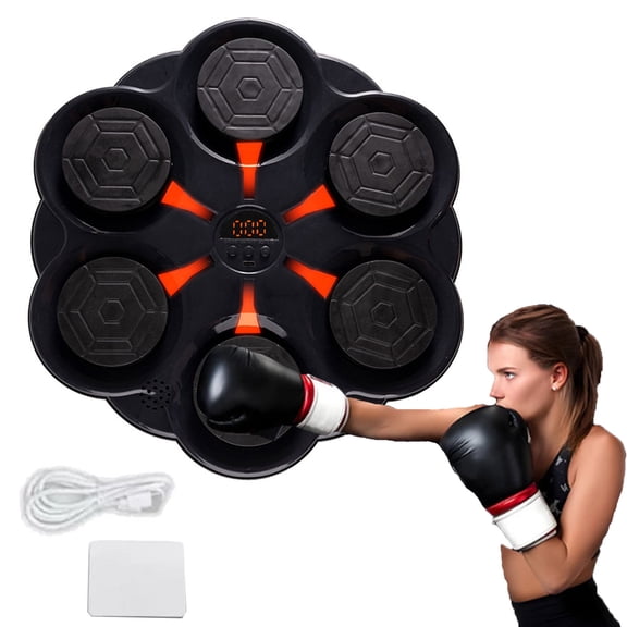 Music Boxing Machine, Smart Bluetooth Machine Wall Mount, Boxing Wall Mount Machine for Kids Adult, Smart Boxing Traineing Machine