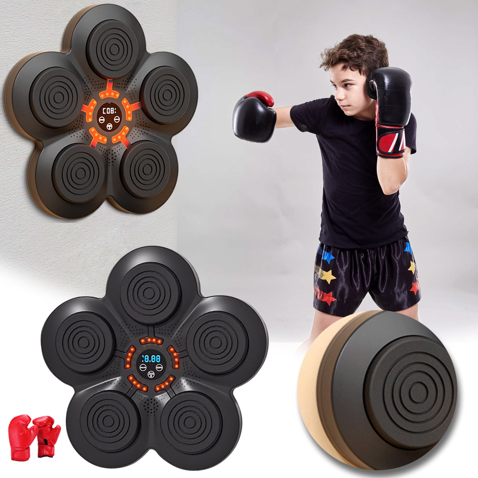 Music Boxing Machine Wall Mounted Bluetooth Smart Electronic Punch
