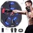 thumbnail image 1 of Music Boxing Machine, Wall Mounted Smart Electronic Music Boxing Machine with 9-Level Speed & Mode Adjustment, Gloves & Headband, Boxing Target Machine for Home, 1 of 7