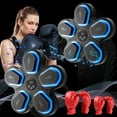 thumbnail image 1 of Music Boxing Machine for Youth&Beginner, Bluetooth Music Punching Machine with Gloves, Electronic LED Boxing Training Equipment Wall Mounted, Home Indoor Workout Trainer Equipment, 1 of 8