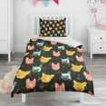 thumbnail image 1 of Music Bulldog Duvet Cover and Pillowcase Set for Single Bedding, Bedroom Accessories for Kids Teens, 1 of 5
