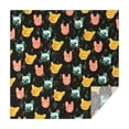 thumbnail image 1 of Music Bulldog Square Tablecloth,Waterproof Square Table Cover,Wipeable Spillproof Washable Table Cover for Home Kitchen Party Decor 42"X42"(107x107cm), 1 of 6