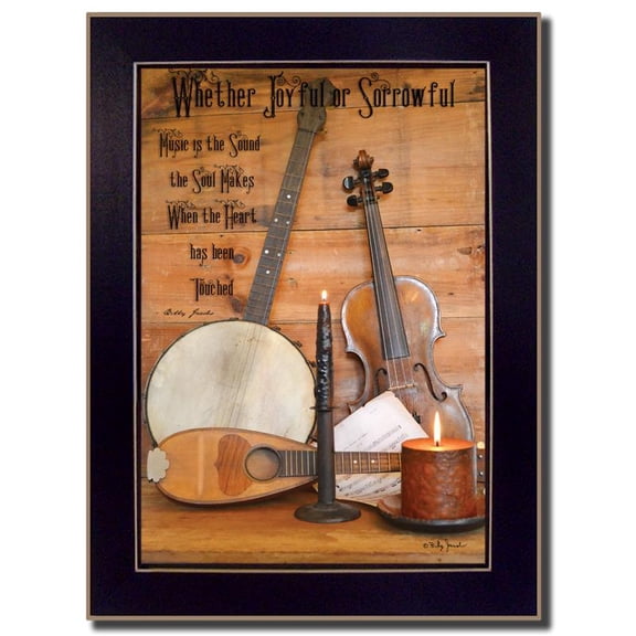 TrendyDecor4U Music By Billy Jacobs Printed Wall Art BJ1003-712