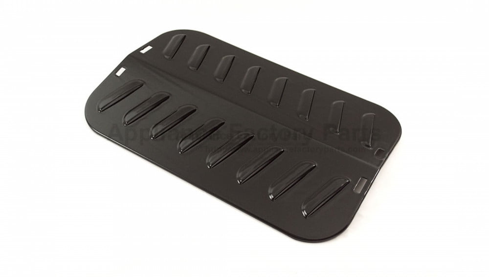 16.75" Black Porcelain Steel Heat Plate for Gas Grills
