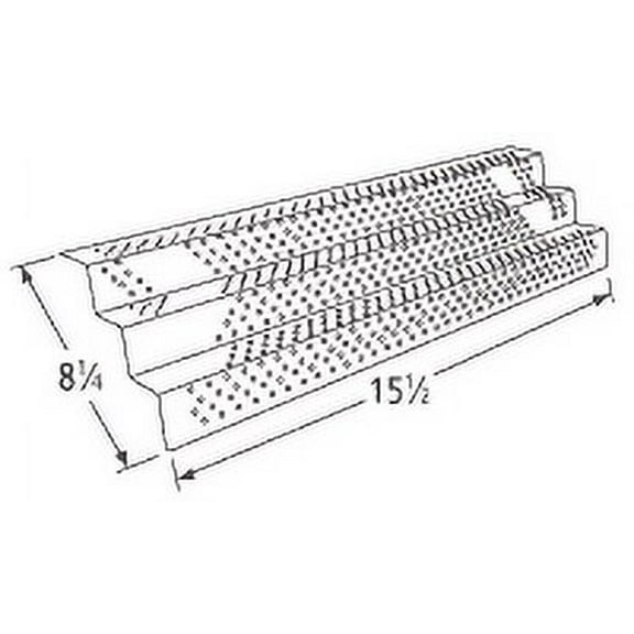 Music City Metals heat plate ss 155 x 825 Am Outdoor 90351