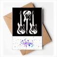 thumbnail image 1 of Music Classical Instrument Bass Playing Welcome Back Greeting Cards Envelopes Blank, 1 of 4
