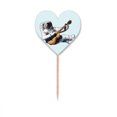 thumbnail image 1 of Music Classical Instrument Guitar Astronaut Toothpick Flags Heart Lable Cupcake Picks, 1 of 3