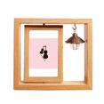thumbnail image 1 of Music Classical Instrument Violin Wooden Rotating Picture Photo Frame 4x6, 1 of 3