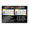 thumbnail image 1 of In Our Music Classroom Poster Music Teacher Classroom Rules Musical Choir Band Teacher Professor School Counselor Décor Counselor Office Décor Inspiration Wall Art, 1 of 1