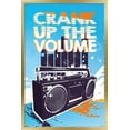 thumbnail image 1 of Music - Crank Up the Volume Wall Poster, 14.725" x 22.375", Framed, 1 of 3