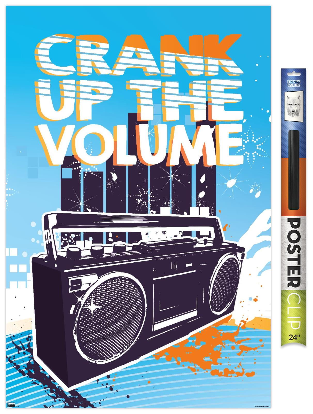 Music - Crank Up the Volume Wall Poster, 22.375" x 34"