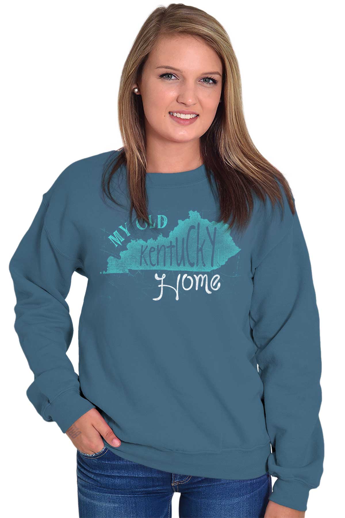 Music Crewneck Sweat Shirts Sweatshirts My Old Kentucky Home Southern ...