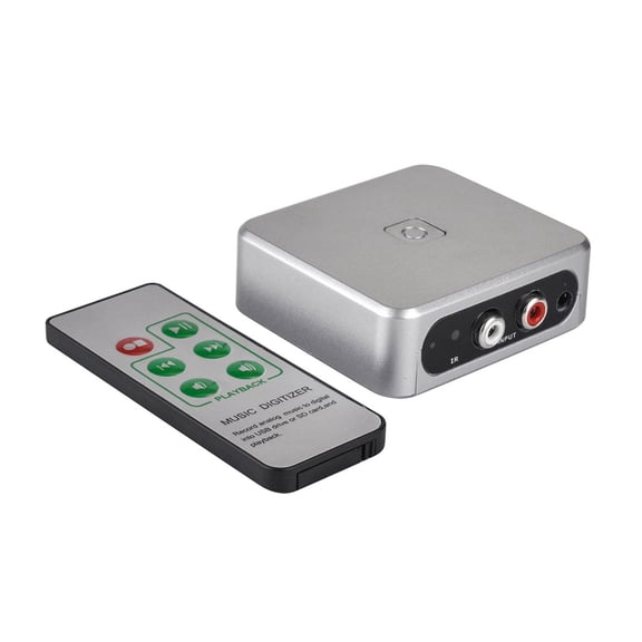 Music Digitizer Sound Capturing Recorder Box Support USB Drive Memory Card Convert Old Analog Music To Mp3 With Remote