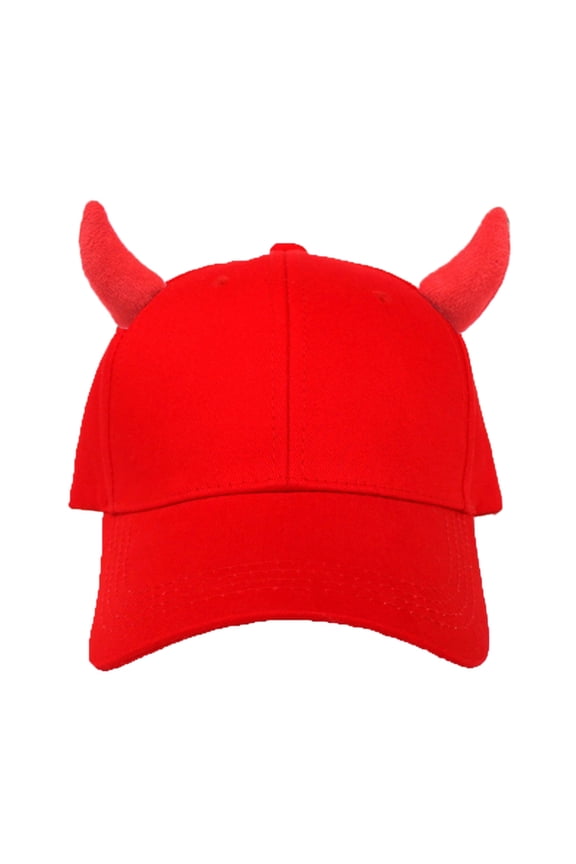 Music Festival Baseball Hat Adjustable Size Devil Horn Hat Adult Teen Hiphop Hat