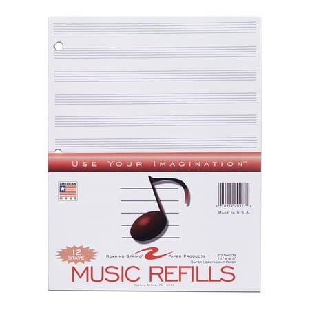 Music Filler Paper