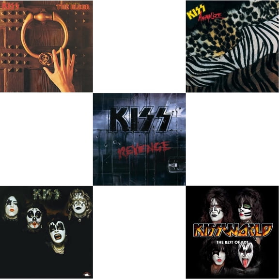 Music From The Elder (Half-Speed Master/Clear LP Vinyl/180G) & Kiss & Revenge & Animalize & Kissworld - The Best Of Kiss (2 LP)