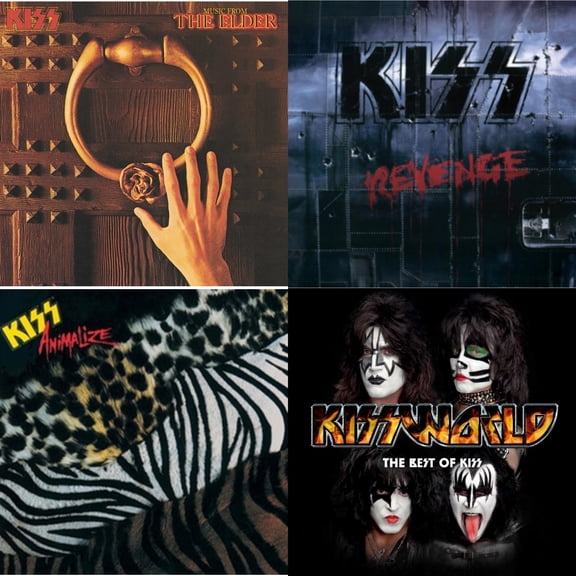 Music From The Elder (Half-Speed Master/Clear LP Vinyl/180G) & Revenge & Animalize & Kissworld - The Best Of Kiss (2 LP)