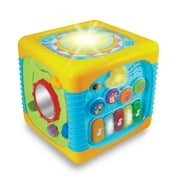 Winfun Lights and Sound Music Battery Operated Fun Activity Cube & Shape Sorter - Age Group 9 Months and up