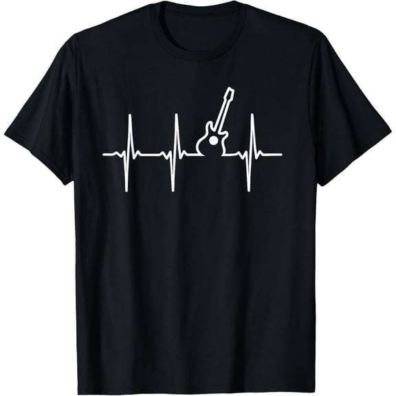 Music Guitar Gifts Unisex-Adults Guitar T-Shirt Black Small Classic Fit Round Neck Short Sleeve T-Shirt