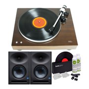Music Hall Classic Semi-Automatic Two-Speed Turntable with Monitor Pair Bundle