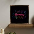 thumbnail image 1 of Music Harmony Art Wooden Sign Wall Plaque - Vintage Art Decoration, Wall Decoration - Ideal Gift For Home Decoration, Living Room, Bathroom, Bedroom, Garden, Dining, Bar, Cafe, Festival Party Decor, 1 of 7