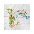 thumbnail image 1 of Music Head Scarf, Saxophone Wavy Notes, Head Wrap, 3 Sizes, by Ambesonne, 1 of 2