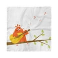 thumbnail image 1 of Music Head Scarf, Singing Orange Bird on Branch, Head Wrap, 3 Sizes, by Ambesonne, 1 of 2
