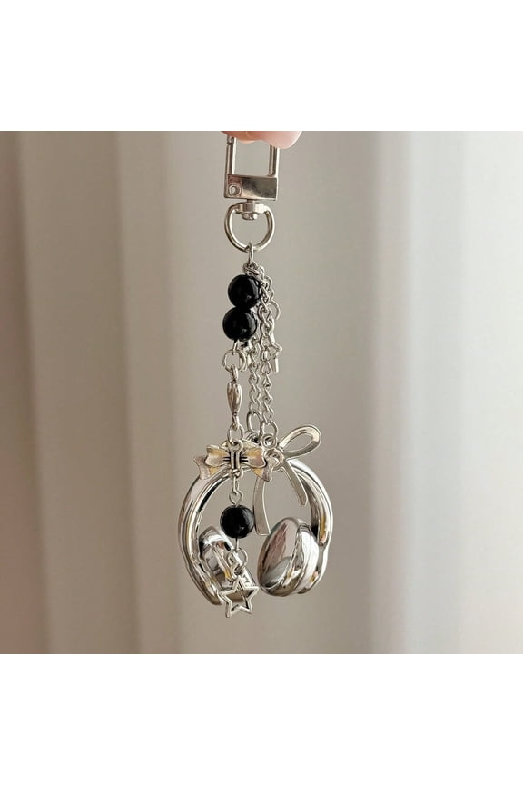 Music Headphone Keychain with Phone Chain - Creative Personalized Accessory & Gift for Men & Women's Backpacks