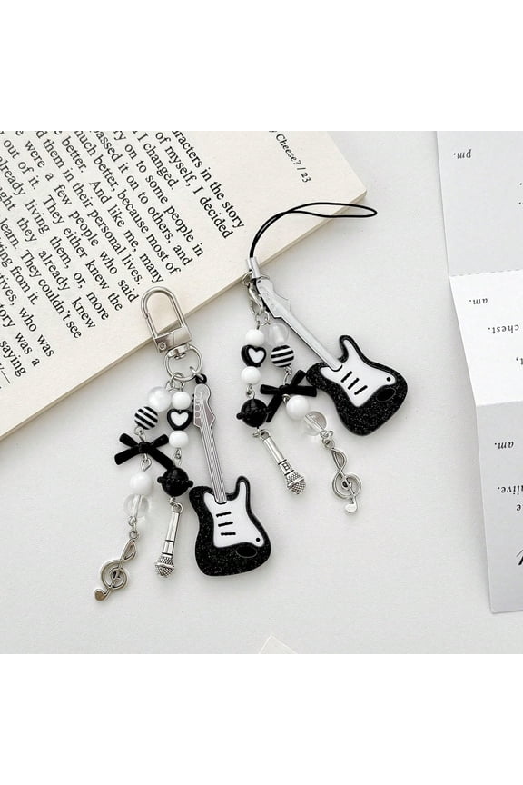 Music Headphone Keychain with Phone Chain - Creative Personalized Accessory & Gift for Men & Women's Backpacks