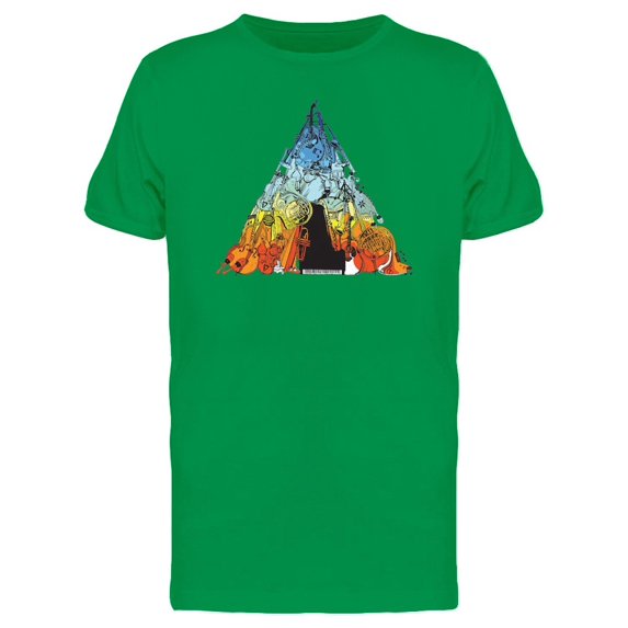 Music Instruments Triangle Art Tee Men's -Image by Shutterstock