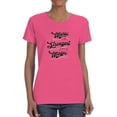 thumbnail image 1 of Music Is A Form Of Magic Shaped T-Shirt Women -Smartprints Designs, Female Small, 1 of 4