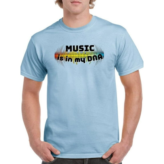 Music Is In Dna Quote T-Shirt Men -Smartprints Designs, Male x-Large