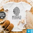 thumbnail image 1 of Music Is In My Dna Baby Onesie, Cute Musician Bodysuit, Music Lover Onesies, Music Baby Clothes Cute Baby Onesie, BABY BODYSUIT LAT 4424, 1 of 3