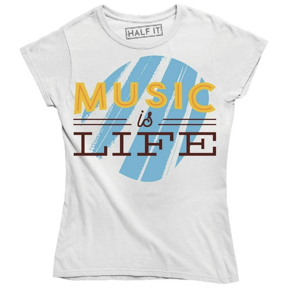 Music Is Life Funny Musician Music Lover Women's T-Shirt
