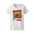 thumbnail image 1 of Music Is My Life Quote Tee Men's -Image by Shutterstock, 1 of 4