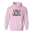 thumbnail image 1 of Music Is The Answer Adult Hooded Sweatshirt, 1 of 3