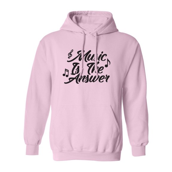 Music Is The Answer Adult Hooded Sweatshirt