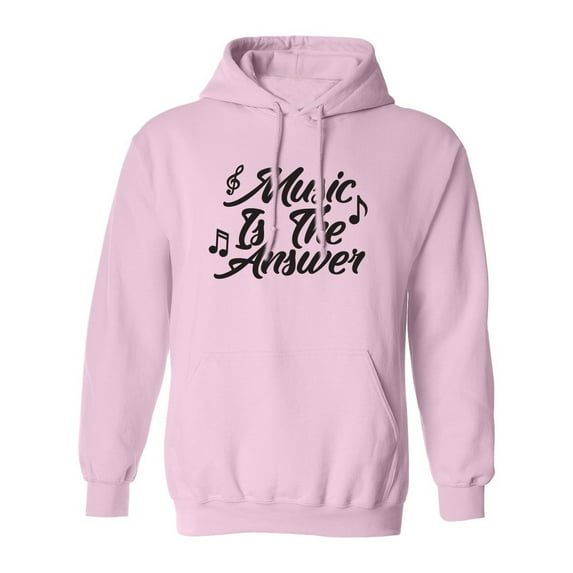 Music Is The Answer Adult Hooded Sweatshirt