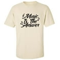 thumbnail image 1 of Music Is The Answer Adult Short Sleeve T-shirt, 1 of 1