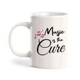 thumbnail image 1 of Music Is The Cure 11oz Coffee Mug, 1 of 3
