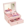 thumbnail image 1 of Music Jewelry Box ,Wooden Kids Jewelry Boxes & Organizers with Spinning Dancer for Little Girl Toddler Christmas Birthday New Year,Pink, 1 of 7