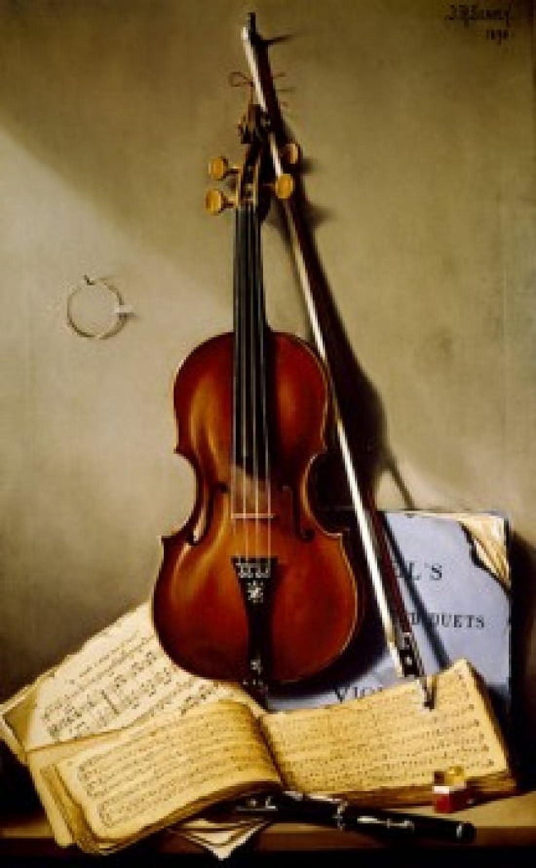 Music Julian Ruggles Seavey (1857-1940Canadian) Canvas Art - Julian Ruggles Seavey (18 x 24)
