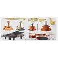 thumbnail image 1 of Music Kitchen Mat, Musical Instruments Symphony Orchestra Concert Composition Theme Colorful Pattern, Plush Decorative Kitchen Mat with Non Slip Backing, 47" X 19", Multicolor, by Ambesonne, 1 of 1