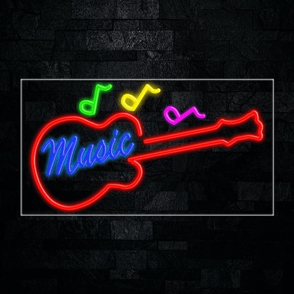 Music-LED Neon Sign 33"L x 18"H #30683